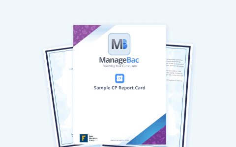 Sample CP Report Card