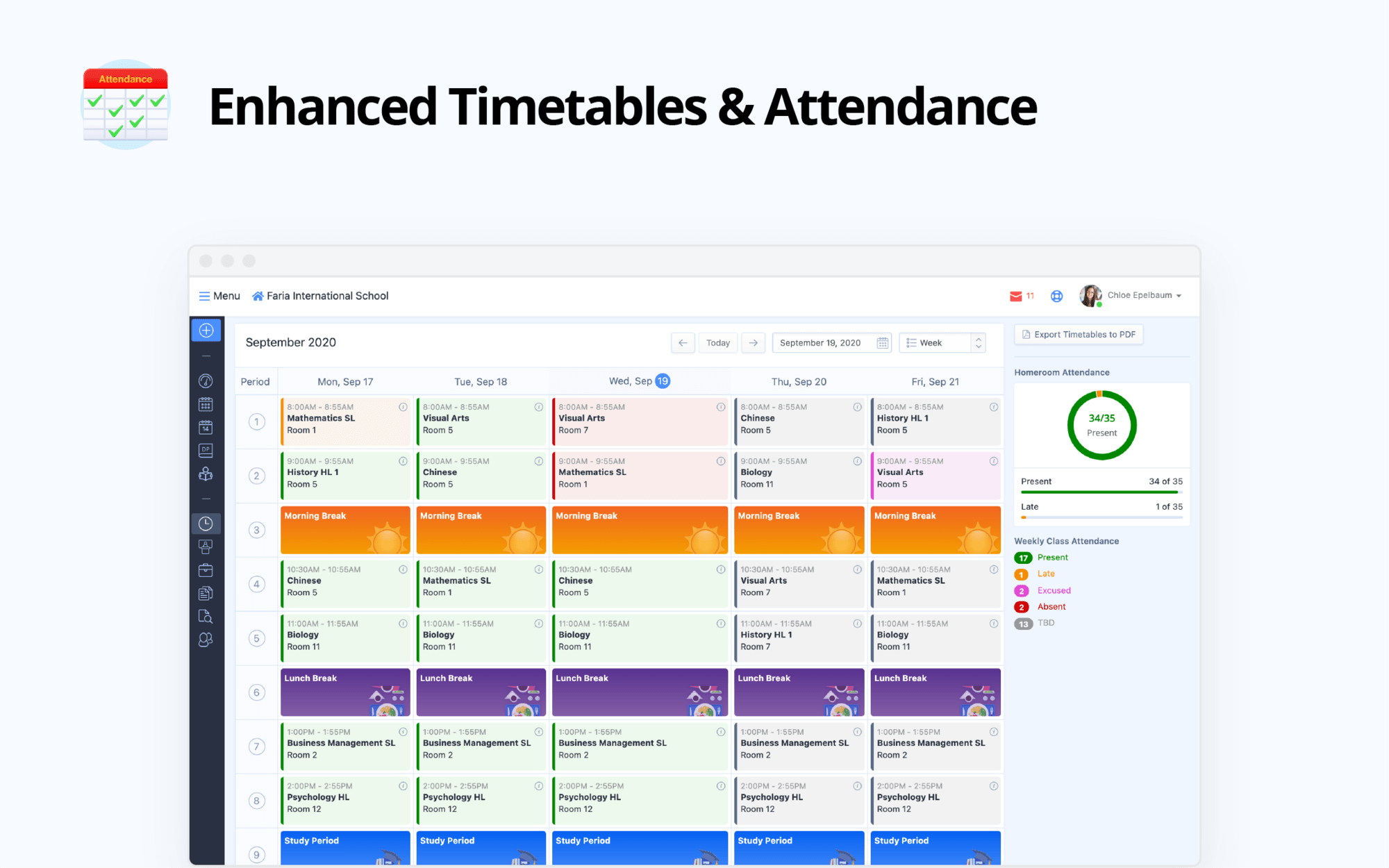 ManageBac 2021: Evolution 4 MAR 3819 Blog Attandence Enhancements MB V.3