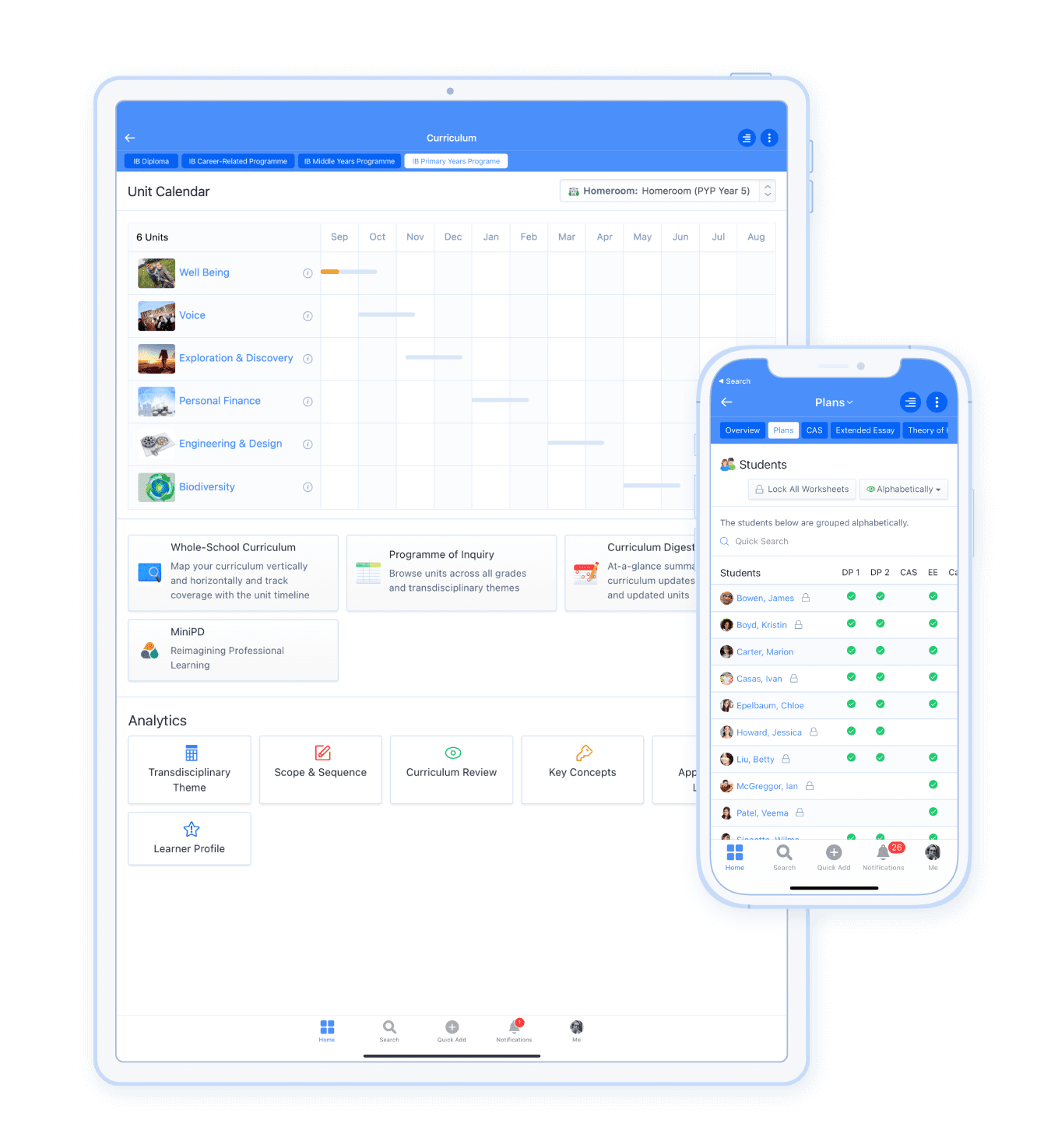 ManageBac Mobile for Coordinator