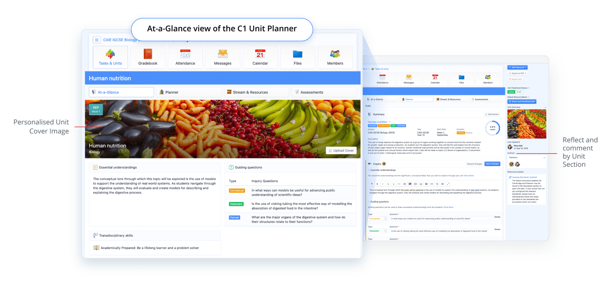 Curriculum First unit planner