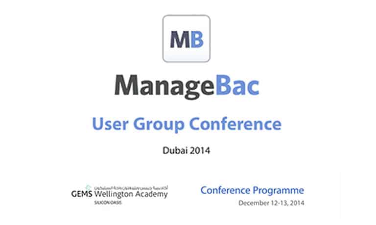 Programme for ManageBac User Group Conference Dubai