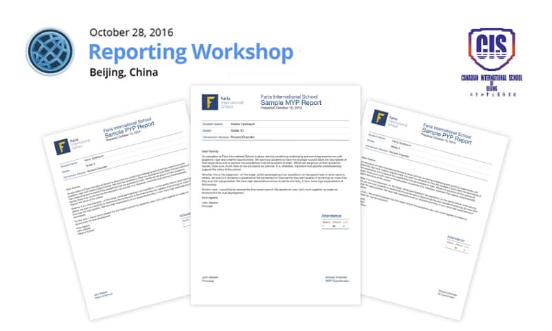 Join us for a Complimentary Reporting Workshop in Beijing!
