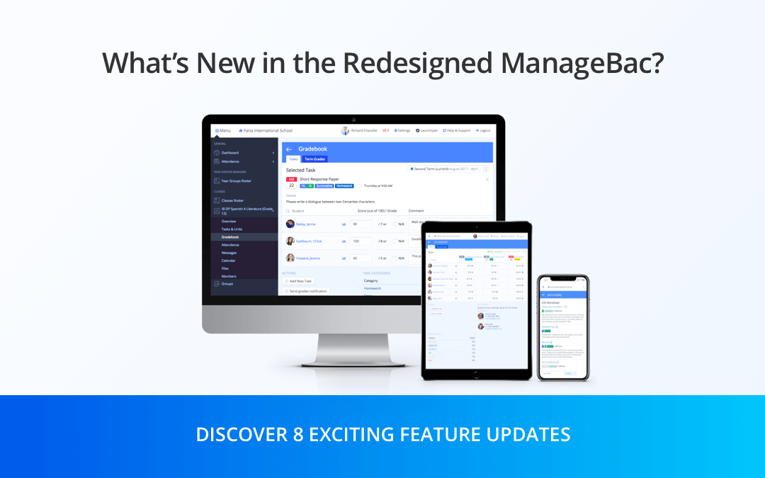 What’s New in the Redesigned ManageBac?