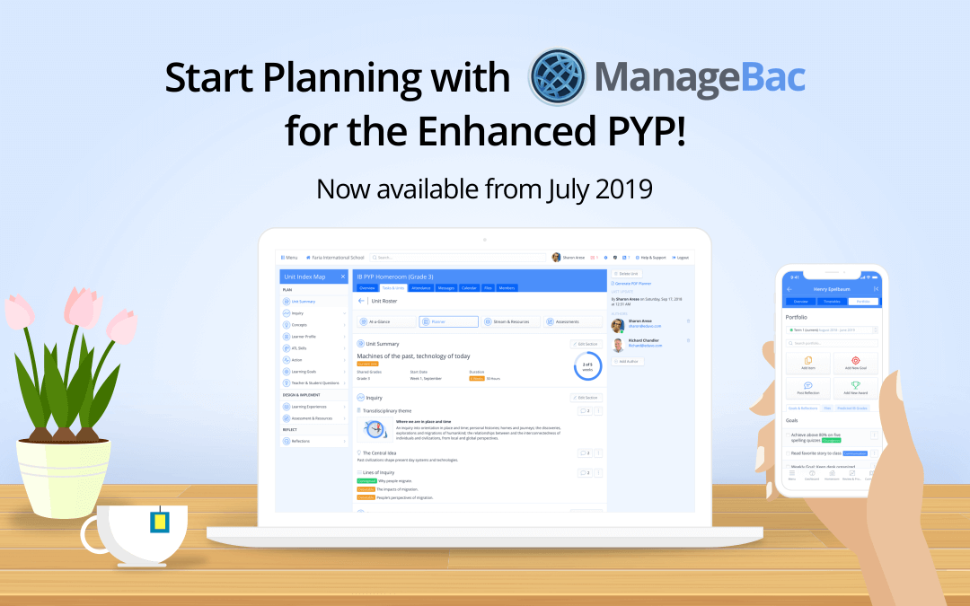 ManageBac PYP Next has Shipped
