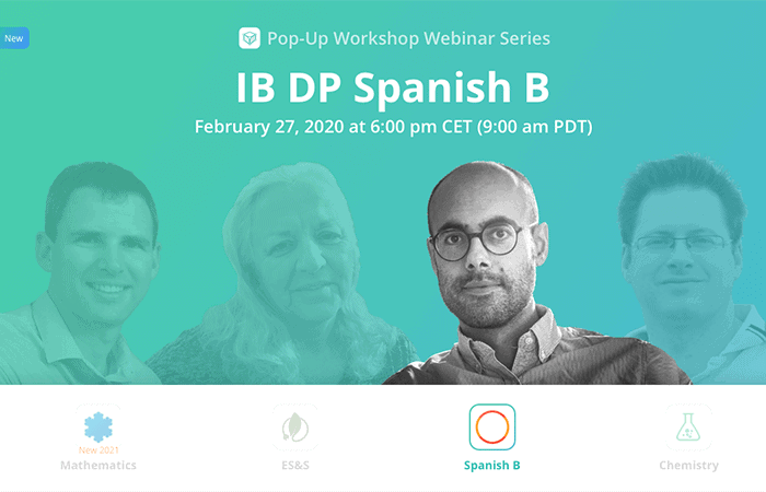ManageBac Resource Library 204 Pop-up workshop with Manuel Capelo: My approach to solving some key IBDP Spanish B challenges