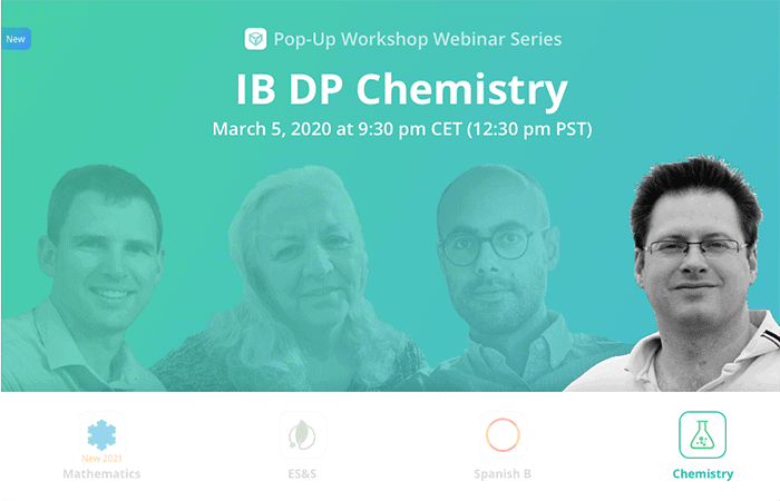 ManageBac Resource Library 205 Pop-up workshop with Dr Chris Martin: My approach to solving some key IB DP Chemistry challenges