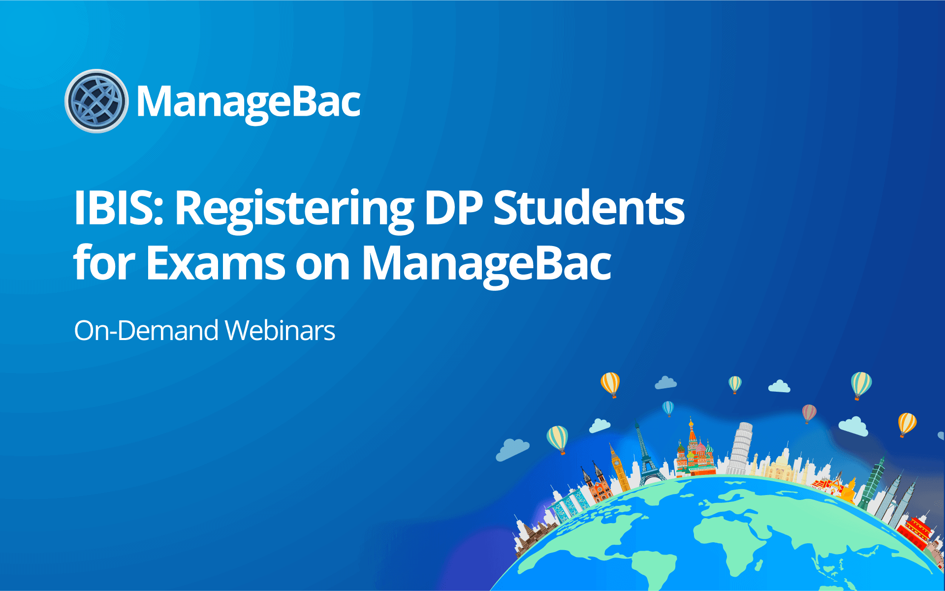 IBIS: Registering DP Students for Exams on ManageBac