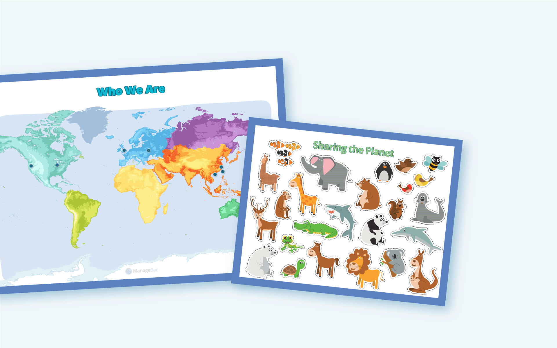 PYP Maps and Sticker Sheets