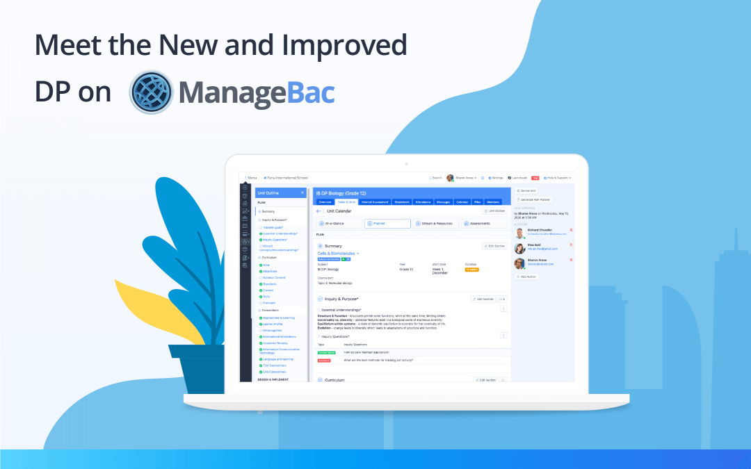 Meet the New and Improved DP on ManageBac