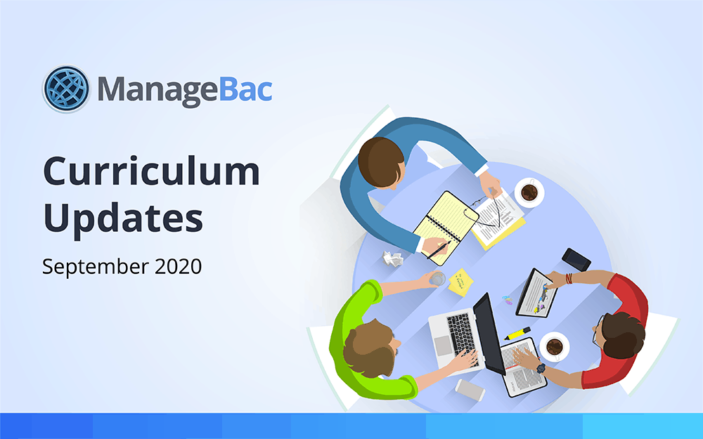 ManageBac Curriculum Updates – September 2020