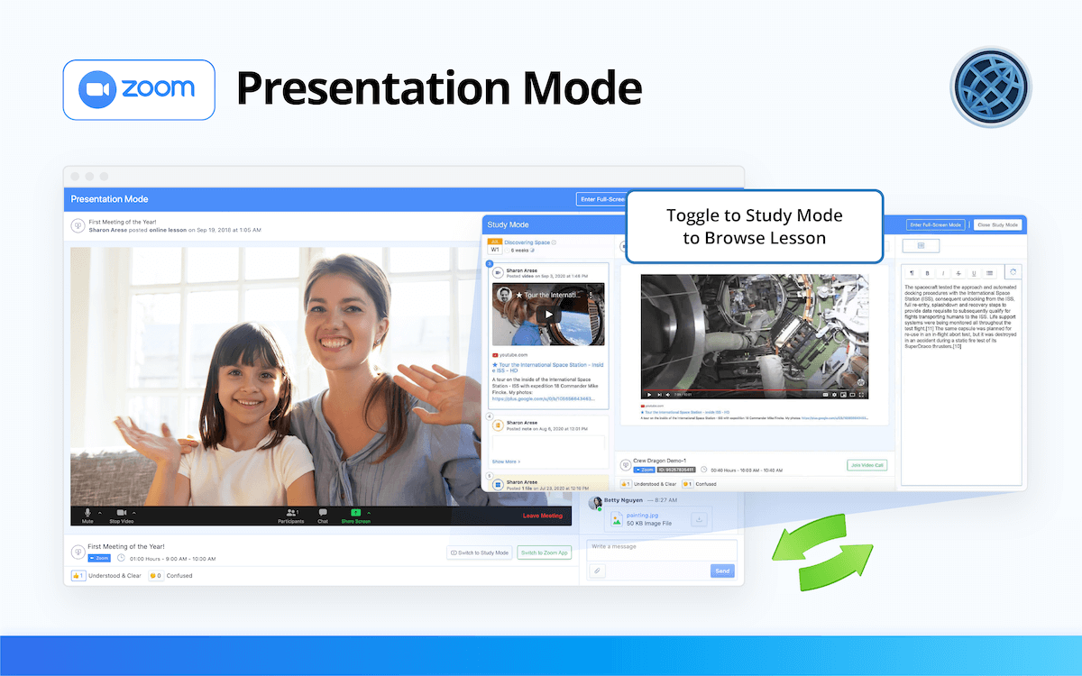 how to presentation mode zoom