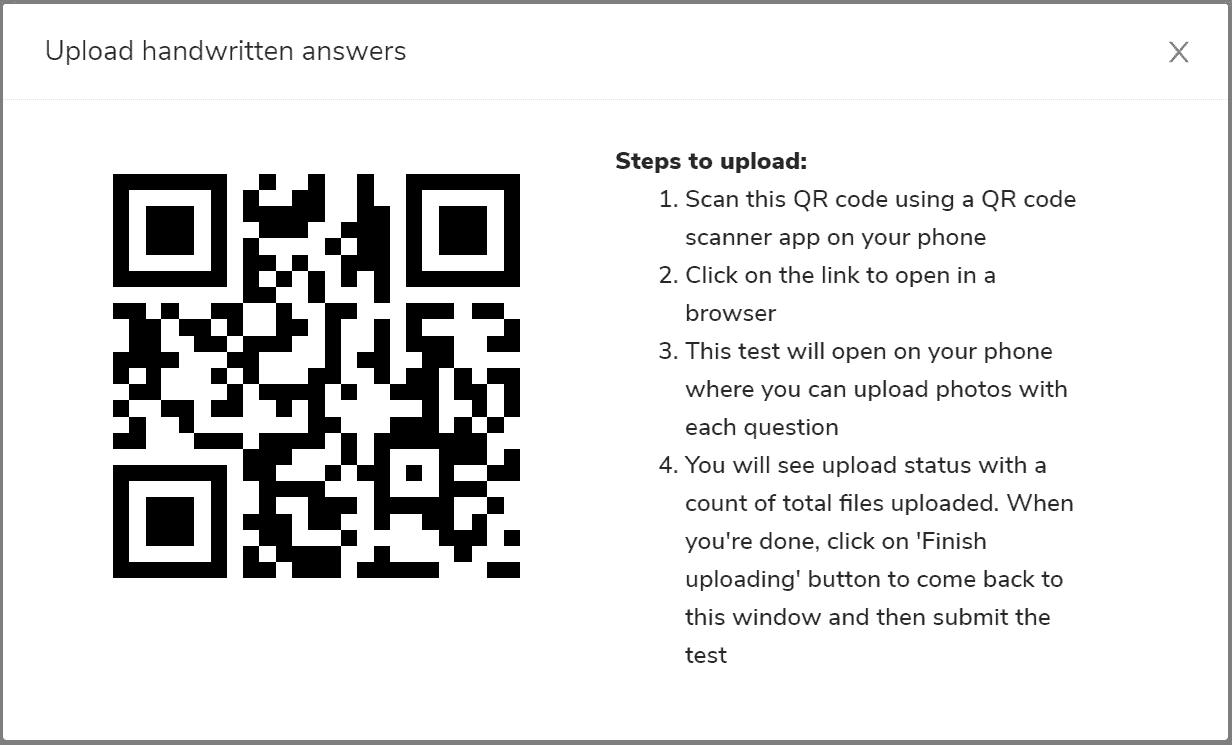 Introducing AssessPrep Version 2 for the Next Generation of Exam Takers 4 Upload hand-written documents with each answer