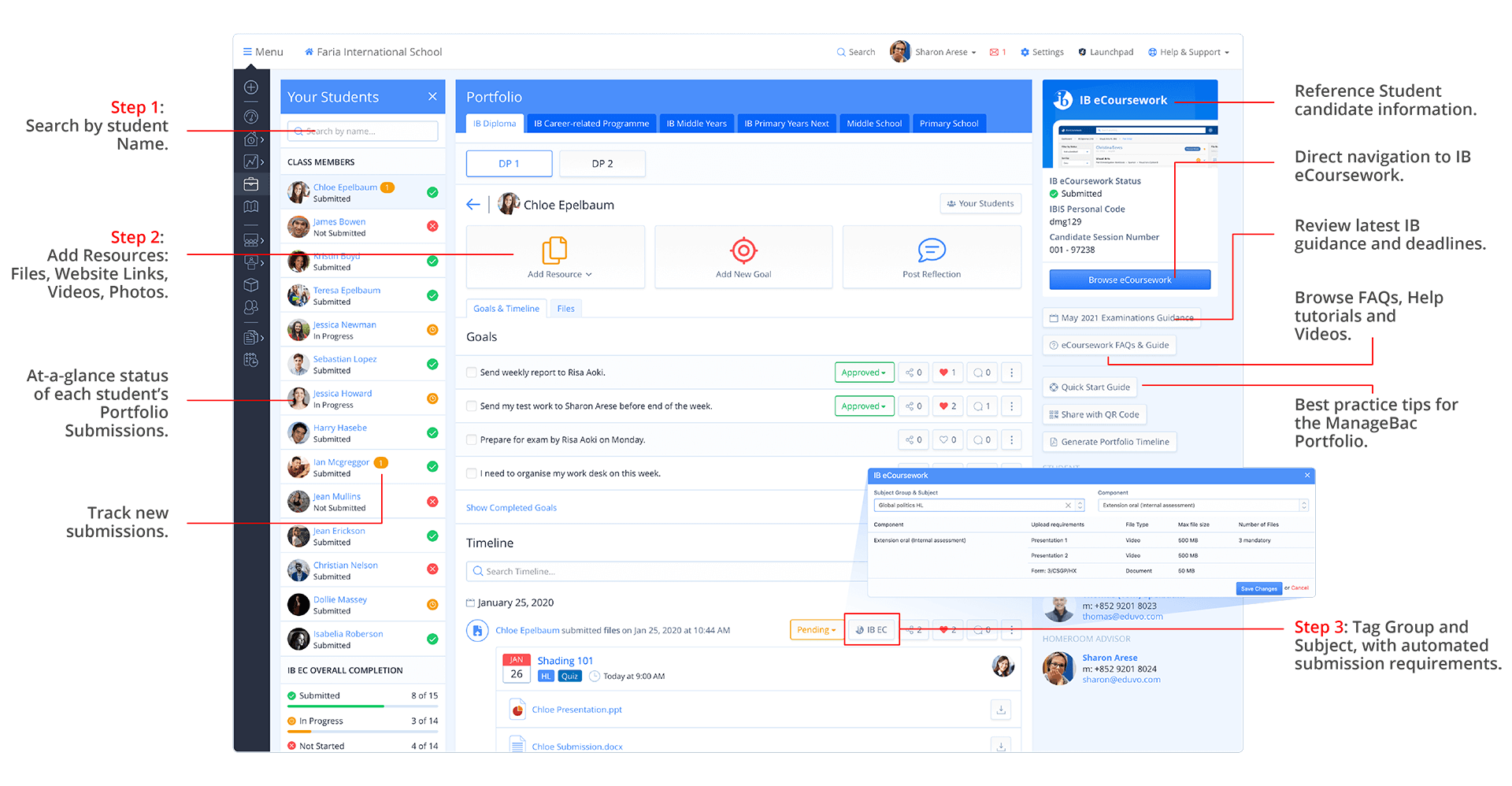 Manageback