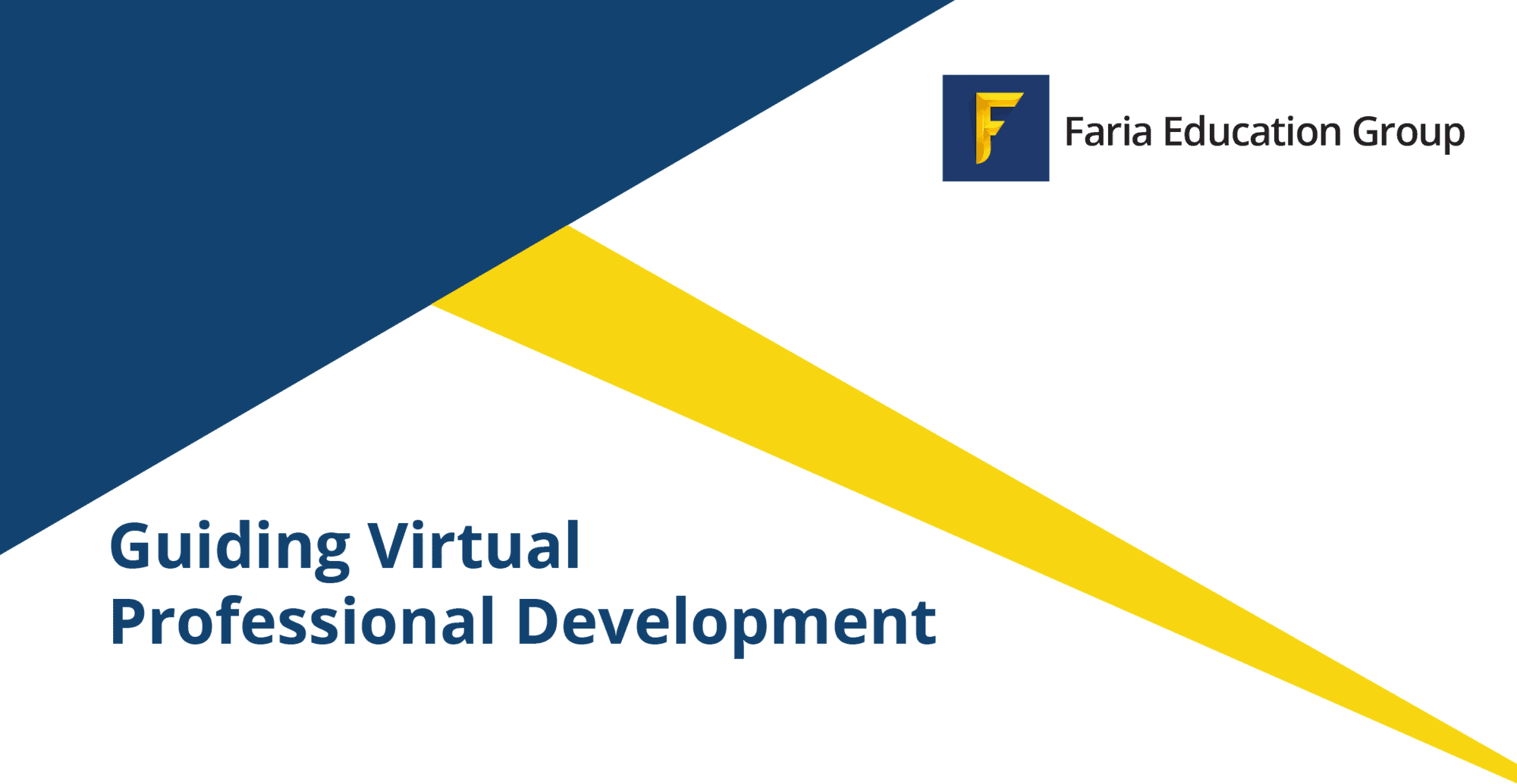 Guiding Virtual Professional Development