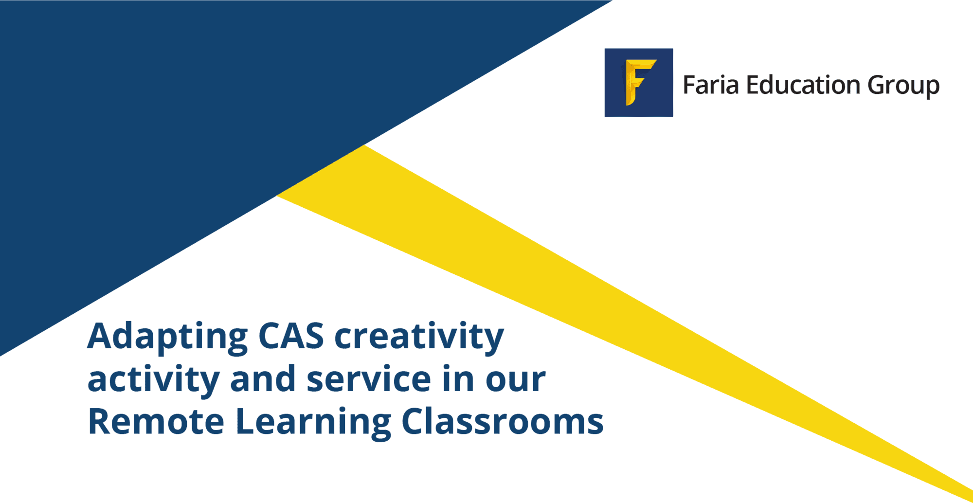 Adapting CAS creativity activity and service in our Remote Learning Classrooms 