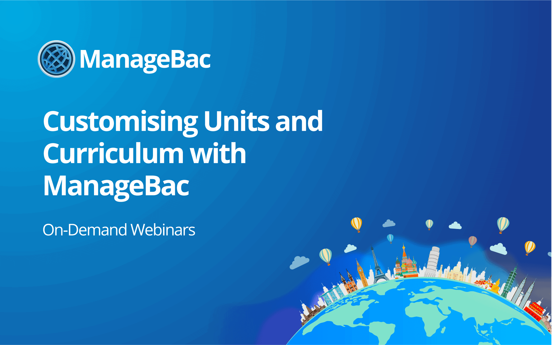 Customising Units and Curriculum with ManageBac