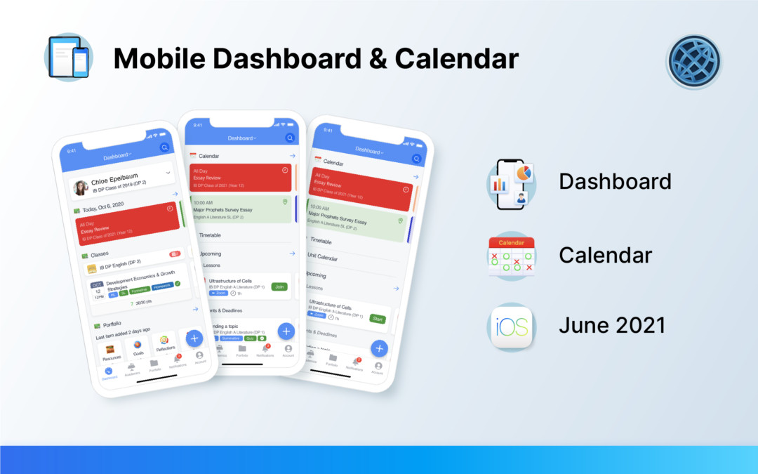 Mobile Dashboard & Calendar