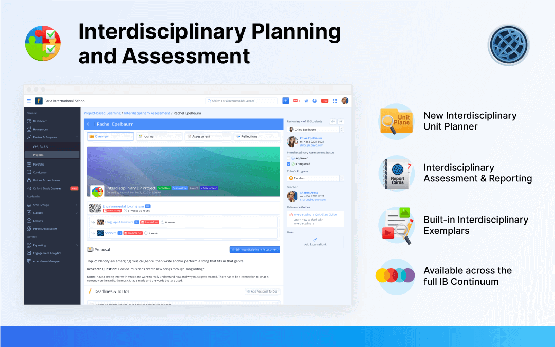 Interdisciplinary Planning and Assessment