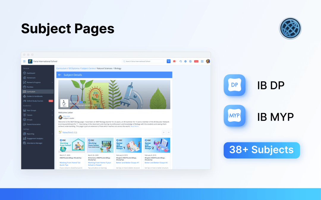 Subject Pages