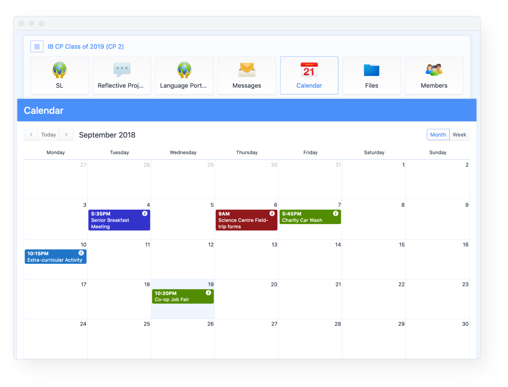 Calendar