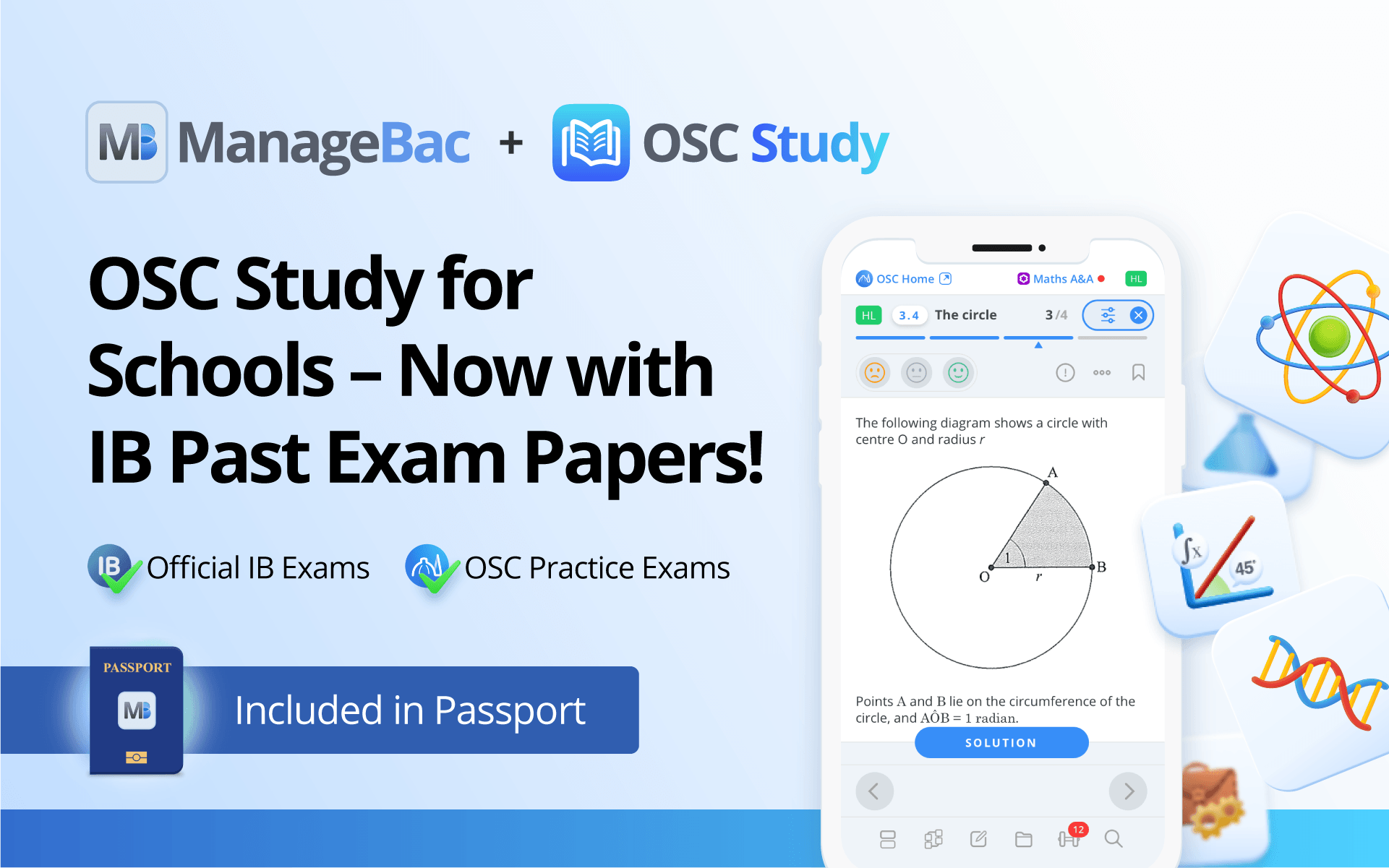 OSC Study for Schools Now with IB Exams! ManageBac