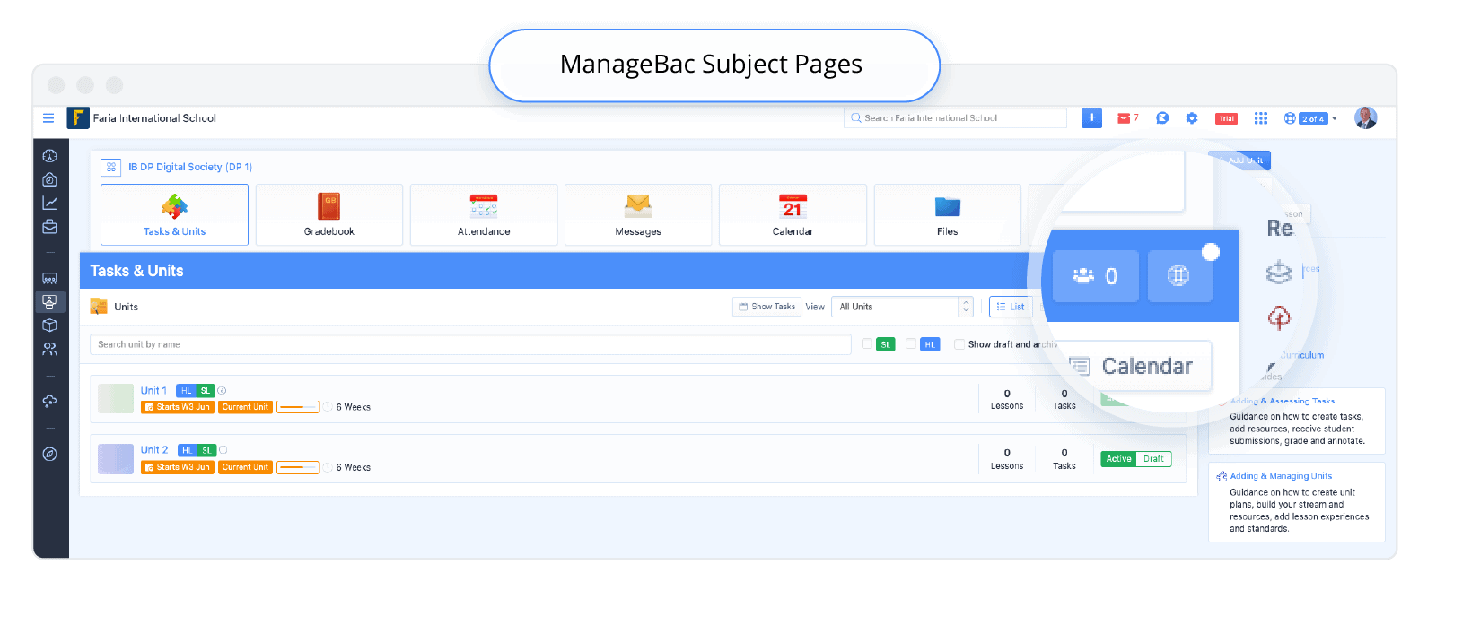 ManageBac Subject Pages 2 4