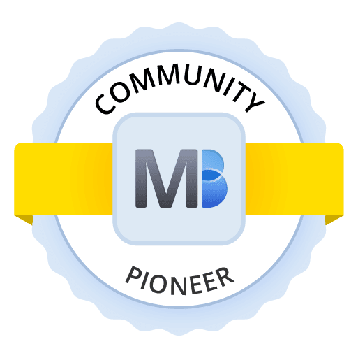 Badge Community Pioneer